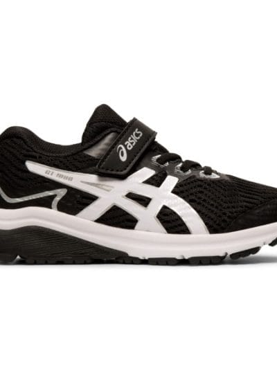 Fitness Mania - Asics GT-1000 8 PS - Kids Running Shoes - Black/White