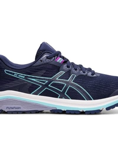 Fitness Mania - Asics GT-1000 8 - Womens Running Shoes - Peacoat/Ice Mint