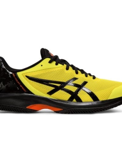 Fitness Mania - Asics Gel Court Speed Herringbone - Mens Tennis Shoes - Sour Yuzu/Black