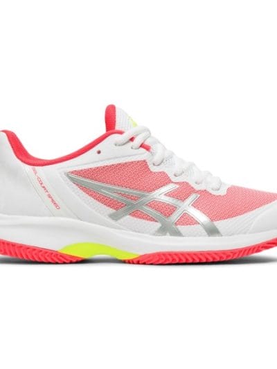 Fitness Mania - Asics Gel Court Speed Herringbone - Womens Tennis Shoes - White/Laser Pink