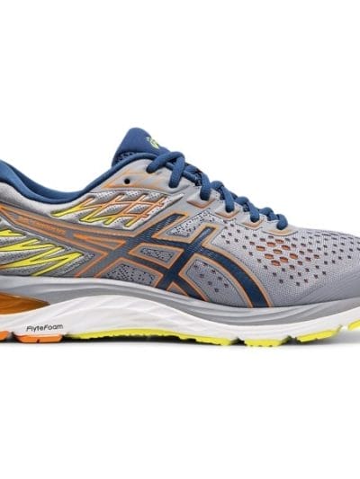 Fitness Mania - Asics Gel Cumulus 21 10P/10C - Mens Running Shoes - Sheet Rock/Mako Blue/Orange