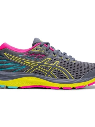 Fitness Mania - Asics Gel Cumulus 21 GS - Kids Girls Running Shoes - Metropolis/Sour Yuzu