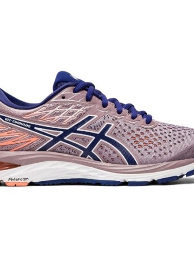 Fitness Mania - Asics Gel Cumulus 21 - Womens Running Shoes - Violet Blush/Dive Blue