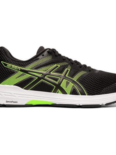 Fitness Mania - Asics Gel Exalt 5 - Mens Running Shoes - Black/Green Gecko