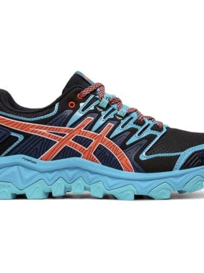 Fitness Mania - Asics Gel Fuji Trabuco 7 - Womens Trail Running Shoes - Aquarium/Blue Expanse