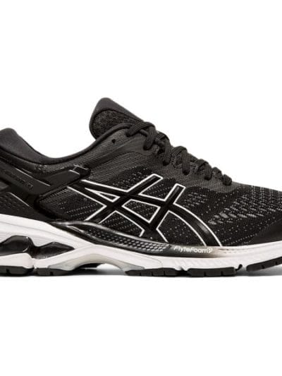 Fitness Mania - Asics Gel Kayano 26 - Womens Running Shoes - Black/White