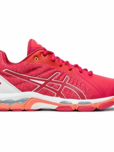 Fitness Mania - Asics Gel Netburner 19 - Womens Netball Shoes - Rose Petal/White