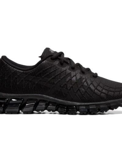Fitness Mania - Asics Gel Quantum 180 4 GS - Kids Boys Training Shoes - Triple Black