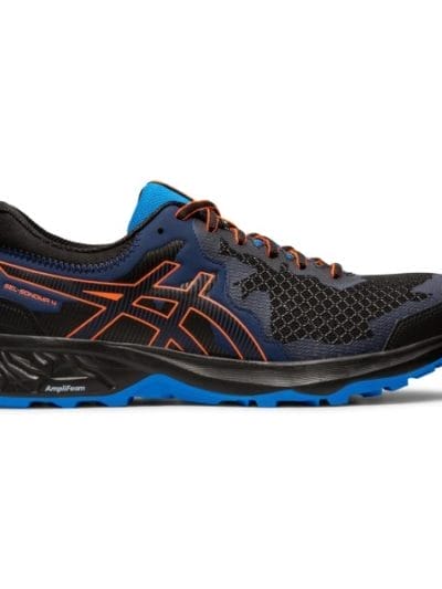 Fitness Mania - Asics Gel Sonoma 4 - Mens Trail Running Shoes - Black/Flash Coral