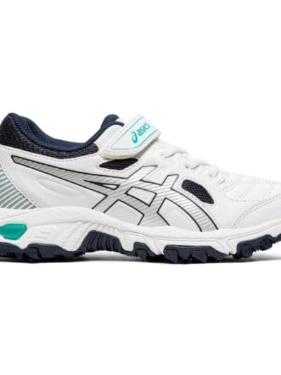 Fitness Mania - Asics Gel Trigger 12 PS - Kids Boys Cross Training Shoes - White/Silver