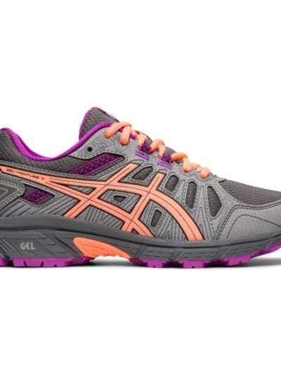Fitness Mania - Asics Gel Venture 7 GS - Kids Girls Trail Running Shoes - Metropolis/Black