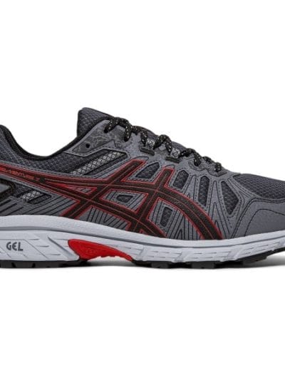 Fitness Mania - Asics Gel Venture 7 - Mens Trail Running Shoes - Black/Classic Red