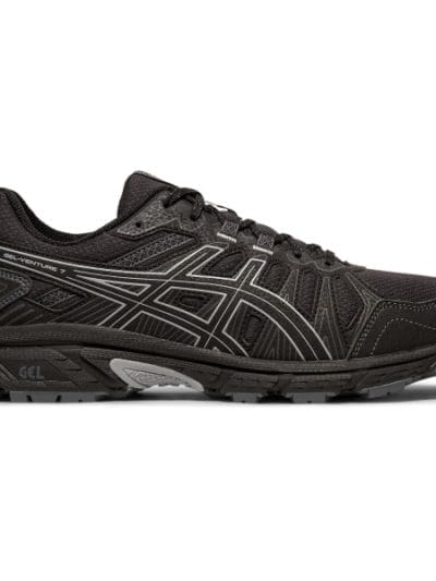 Fitness Mania - Asics Gel Venture 7 - Mens Trail Running Shoes - Black/Sheet Rock