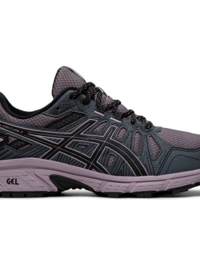 Fitness Mania - Asics Gel Venture 7 - Womens Trail Running Shoes - Black/Piedmont Grey