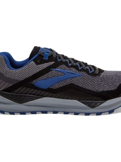 Fitness Mania - Brooks Cascadia 14 GTX - Mens Trail Running Shoes - Black/Grey/Blue