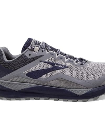 Fitness Mania - Brooks Cascadia 14 - Mens Trail Running Shoes - Grey/Navy