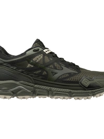 Fitness Mania - Mizuno Wave Daichi 4 - Mens Trail Running Shoes - Forest Night/Silver Cloud