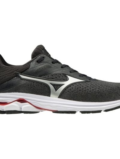 Fitness Mania - Mizuno Wave Rider 23 - Mens Running Shoes - Graphite/Silver