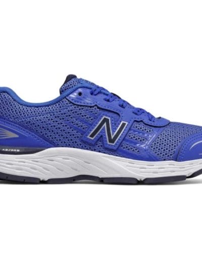 Fitness Mania - New Balance 680v5 - Kids Boys Running Shoes - Vivid Cobalt/Pigment