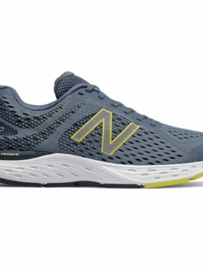 Fitness Mania - New Balance 680v6 - Mens Running Shoes - Chambray/Pigment/Sulphur Yellow