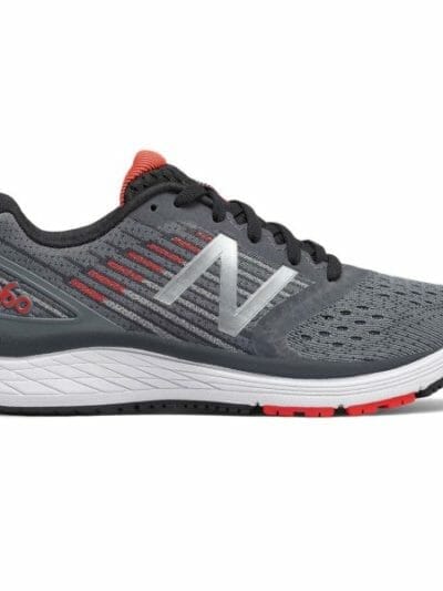 Fitness Mania - New Balance 860v9 - Kids Boys Running Shoes - Gunmetal/Energy Red