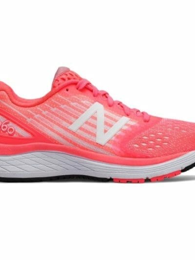 Fitness Mania - New Balance 860v9 - Kids Girls Running Shoes - Guava/Sunrise Glo