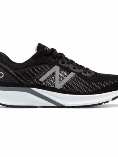 Fitness Mania - New Balance 870v5 - Womens Running Shoes - Black/White/Oxygen Pink