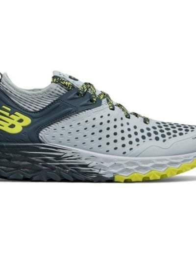 Fitness Mania - New Balance Fresh Foam Hierro v4 - Womens Trail Running Shoes - Winter Sky/Supercell/Sulphur Yellow