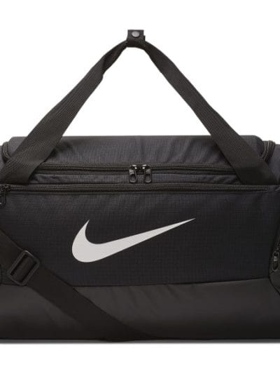 Fitness Mania - Nike Brasilia Small Training Duffel Bag - Black/White