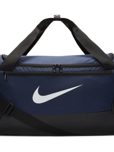 Fitness Mania - Nike Brasilia Small Training Duffel Bag - Midnight Navy/Black/White