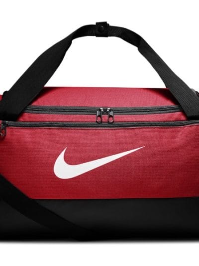 Fitness Mania - Nike Brasilia Small Training Duffel Bag - University Red/Black/White