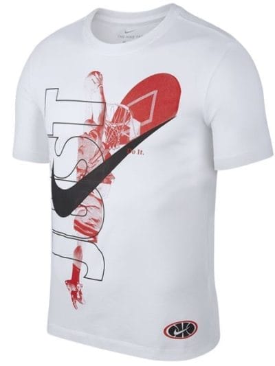Fitness Mania - Nike Dri-Fit Just Dunk Mens Basketball T-Shirt - White