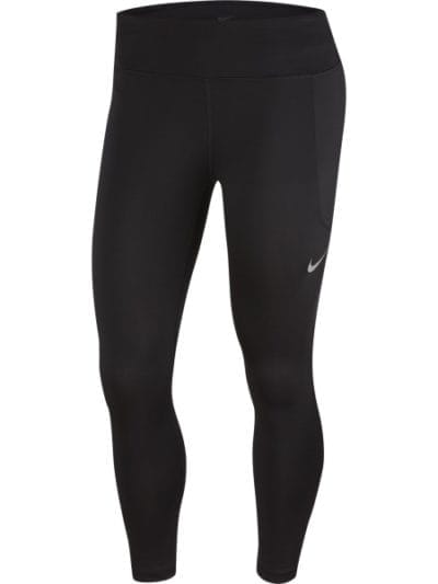 Fitness Mania - Nike Fast Crop Womens 7/8 Running Tights - Black/Reflective Silver