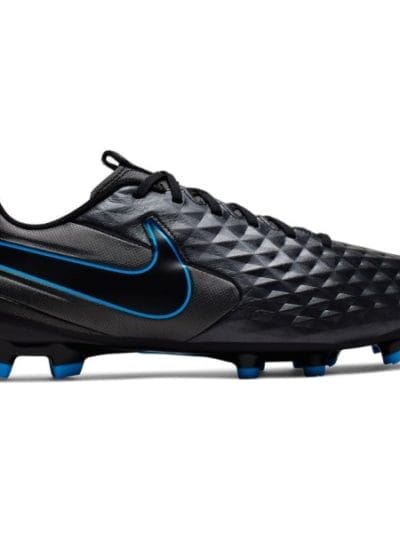 Fitness Mania - Nike Legend 8 Academy FG/MG - Unisex Football Boots - Black/Blue Hero