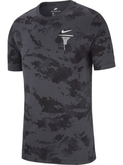 Fitness Mania - Nike Pebble Printed Mens Basketball T-Shirt - Anthracite/Black