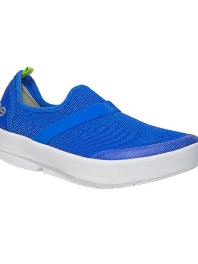 Fitness Mania - OOFOS OOmg - Womens Sneakers - Blue/White