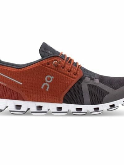 Fitness Mania - On Cloud 50/50 - Mens Running Shoes - Stone/Rust