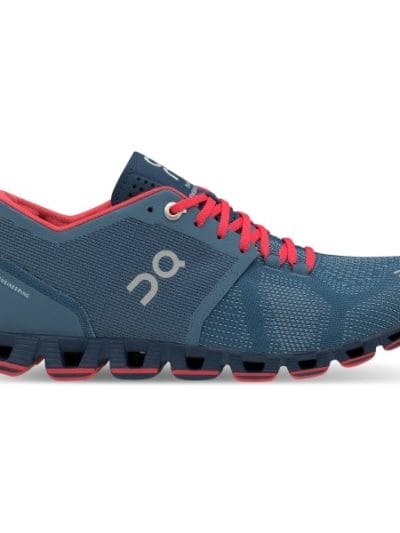 Fitness Mania - On Cloud X - Womens Running Shoes - Lake/Coral