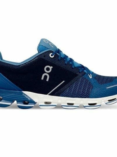 Fitness Mania - On Cloudflyer - Mens Running Shoes - Blue/White
