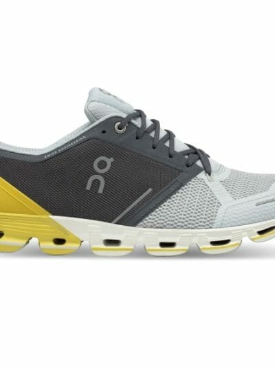 Fitness Mania - On Cloudflyer - Mens Running Shoes - Grey/Lime