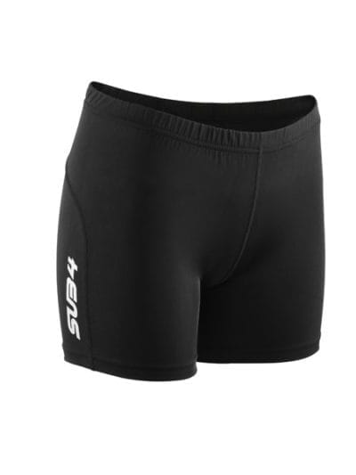 Fitness Mania - SUB4 Half Run Brief Womens Running Shorts - Black