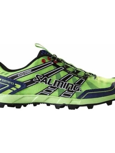Fitness Mania - Salming Elements - Mens Trail Running Shoes - Gecko Green/Navy