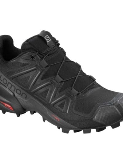 Fitness Mania - Salomon Speedcross 5 - Womens Trail Running Shoes - Black/Phantom