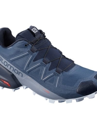 Fitness Mania - Salomon Speedcross 5 - Womens Trail Running Shoes - Navy/Heather