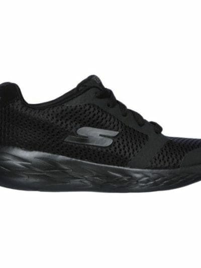 Fitness Mania - Skechers Go Run 600 Zeeton - Kids Boys Running Shoes - Black