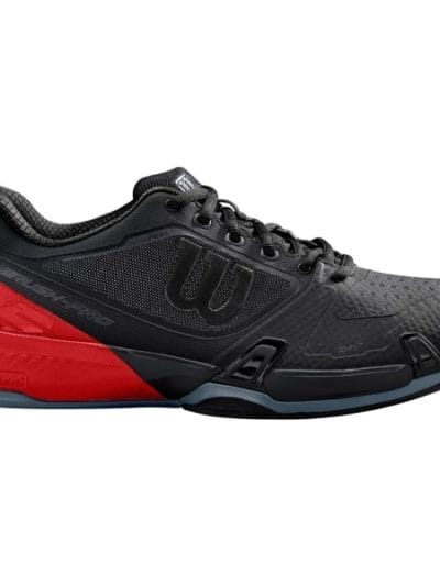 Fitness Mania - Wilson Rush Pro 2.5 AC Mens Tennis Shoes - Black/Infrared/Flint