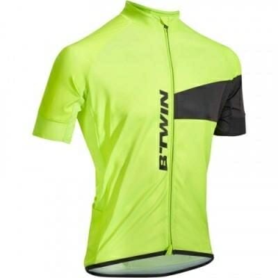 Fitness Mania - Mens Short-Sleeved Cycling Jersey - 900 -Yellow/Grey
