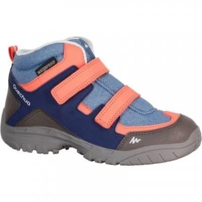 Fitness Mania - NH500 Mid Waterproof KID Hiking Shoes - Coral