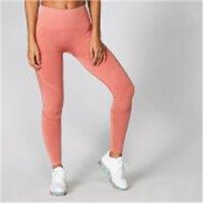 Fitness Mania - Acid Wash Leggings - Copper Rose  - XS