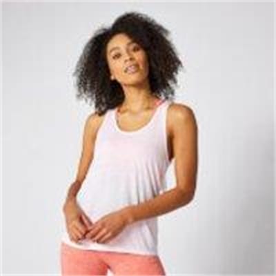 Fitness Mania - Bliss Burnout Vest - White  - L